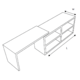 Hynge Slide & Swivel draaibeslag met breedte 600mm